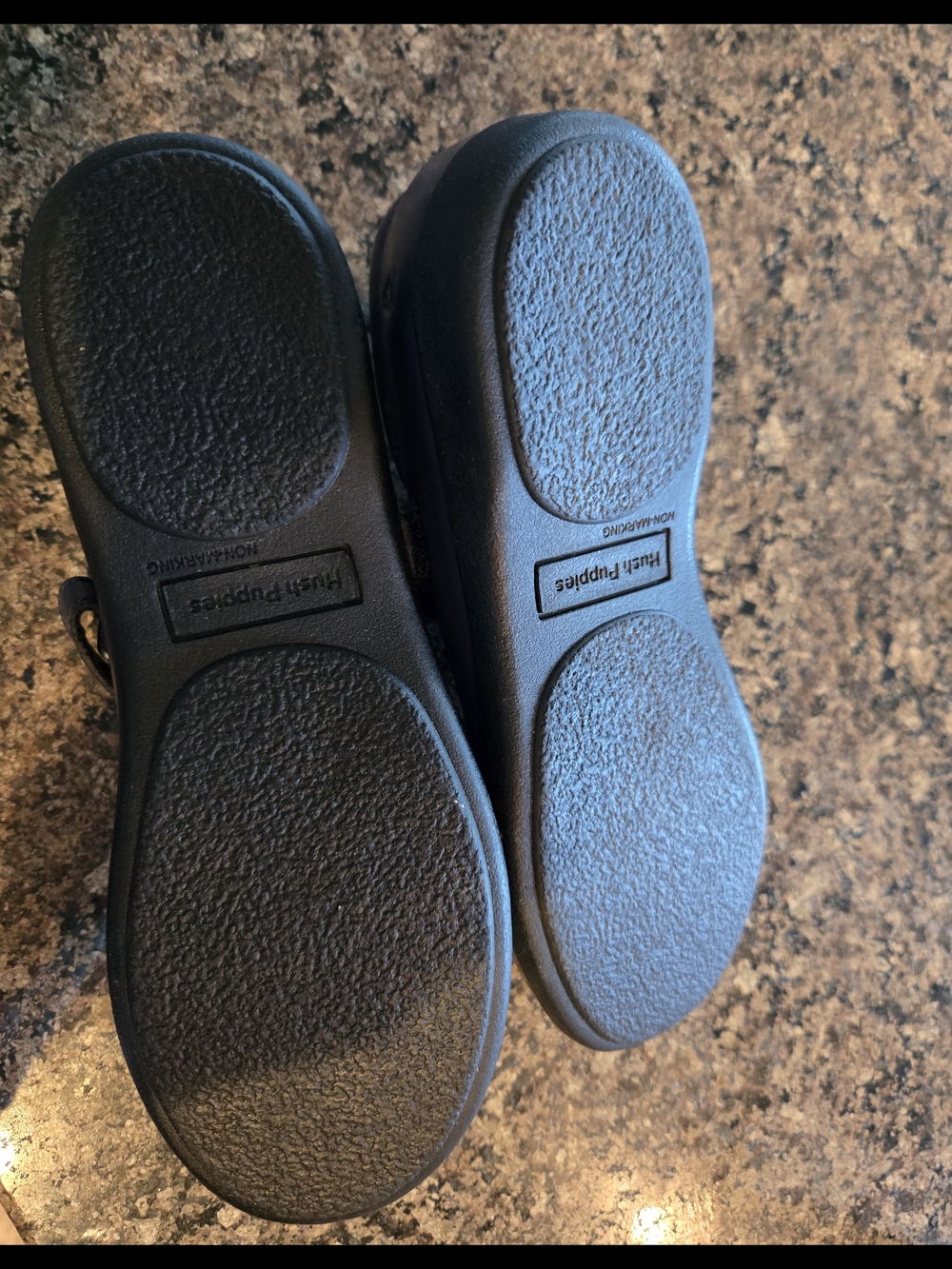 Hush Puppies Girls Navy Leather Mary Jane Shoes Size 2.5 Wide - Picture 3 of 4